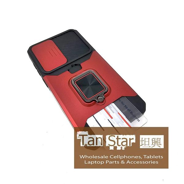 Samsung Galaxy A57 - Secure Card Holder Magnet Enabled Case with Ring Kickstand