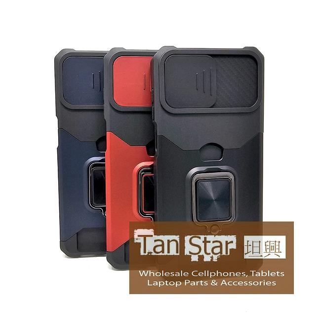 Samsung Galaxy A07 - Secure Card Holder Magnet Enabled Case with Ring Kickstand