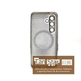 Samsung Galaxy S24 / S25 - SPARKLE Chrome Edge Magnet RING Silicone Case