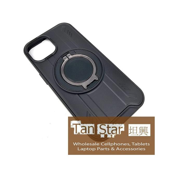 Apple iPhone 14 Pro Max - NINJA Magnet Enabled Case with Ring Kickstand