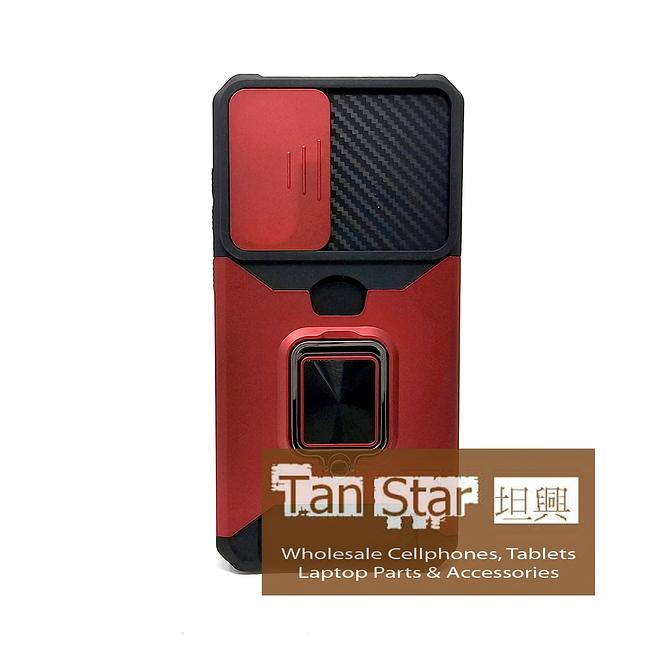 Samsung Galaxy A37 - Secure Card Holder Magnet Enabled Case with Ring Kickstand