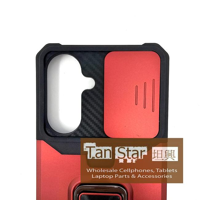 Samsung Galaxy A57 - Secure Card Holder Magnet Enabled Case with Ring Kickstand