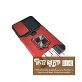 Samsung Galaxy S25 Edge - Secure Card Holder Magnet Enabled Case with Ring Kickstand