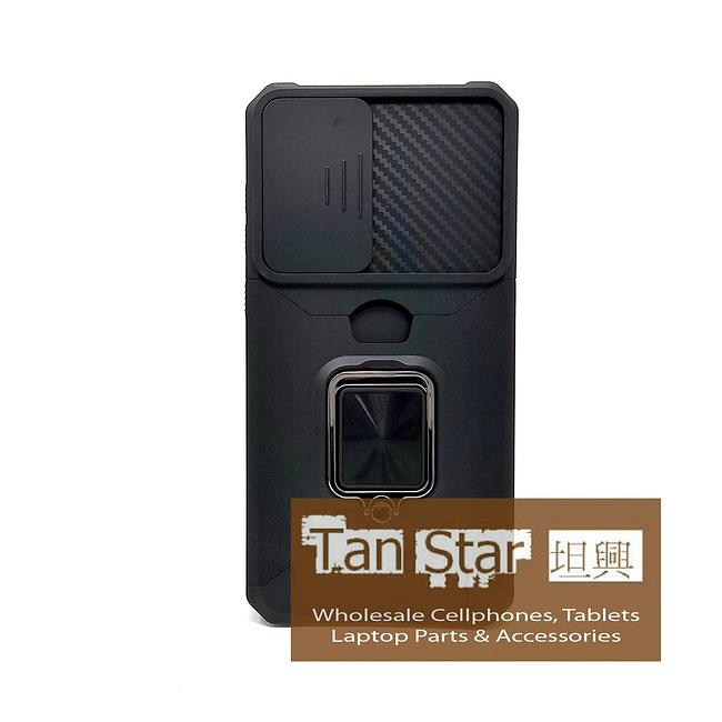 Samsung Galaxy A37 - Secure Card Holder Magnet Enabled Case with Ring Kickstand
