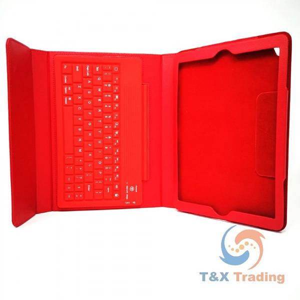 Apple iPad Air / Air 2 / 9.7" 2017 / 2018 - Bluetooth Keyboard Tablet Leather Case