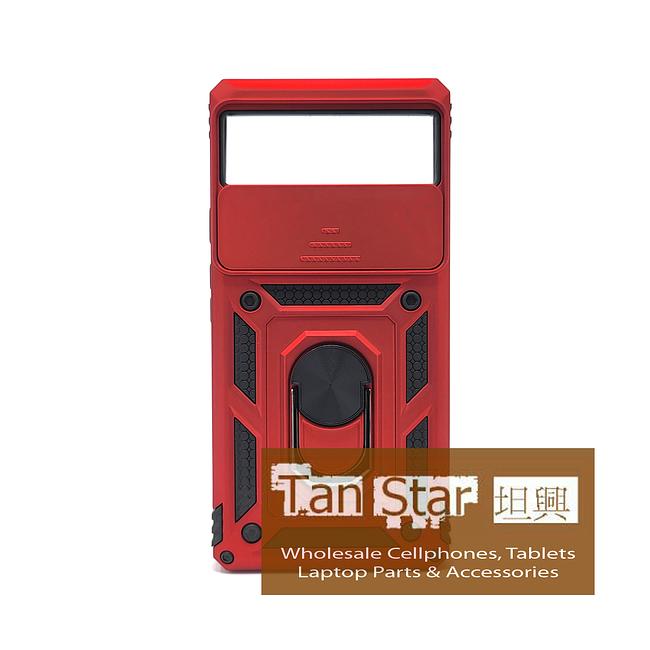 Google Pixel 6 Pro - Transformer Magnet Enabled Case with Ring Kickstand