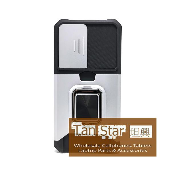 Samsung Galaxy S24 FE - Secure Card Holder Magnet Enabled Case with Ring Kickstand