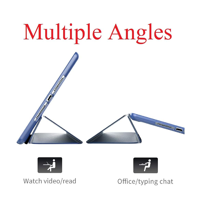 Apple iPad Air / Air 2 / 5 2017 / 6 2018 9.7" - Trifold Cover Case with Auto Wake Sleep