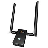 WiFi USB Adapter For Big Room, AC1200 Usb Wireless Network Adapter With 5dBi High Gain Antenna Compatible with Windows 10 8.1 8.7 Mac OS 10.6 and above,