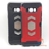 Samsung Galaxy S8 Plus - Magnet Enabled Badge with Credit Card Holder Case