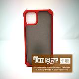 Apple iPhone 12 Pro Max - Grey Stripped Reinforced Corners Silicone Phone Case