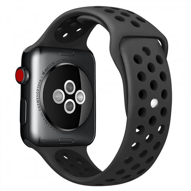 Apple iWatch 42mm / 44mm / 45mm / 49mm / 46mm ( Series 10 ) - Smart Watch Breathable Silicone Sport Band Strap  (Mix Colors)