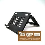 Motebook Laptop Stand Aluminium Alloy Adjustable , Tablet Holder Multi-Angle Stand Heat Release and Foldable