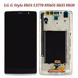 LCD digitizer assembly with frame for LG G4 stylus H631 H635 LS770 G stylo