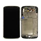 LCD digitizer with frame for LG Nexus 4 E960 ( original pull, some scratches )