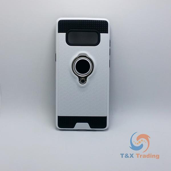 Samsung Galaxy Note 8 - Slim Magnet Enabled Case with Ring Kickstand