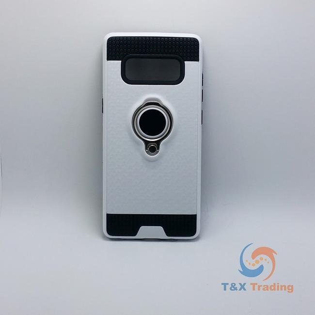 Samsung Galaxy Note 8 - Slim Magnet Enabled Case with Ring Kickstand