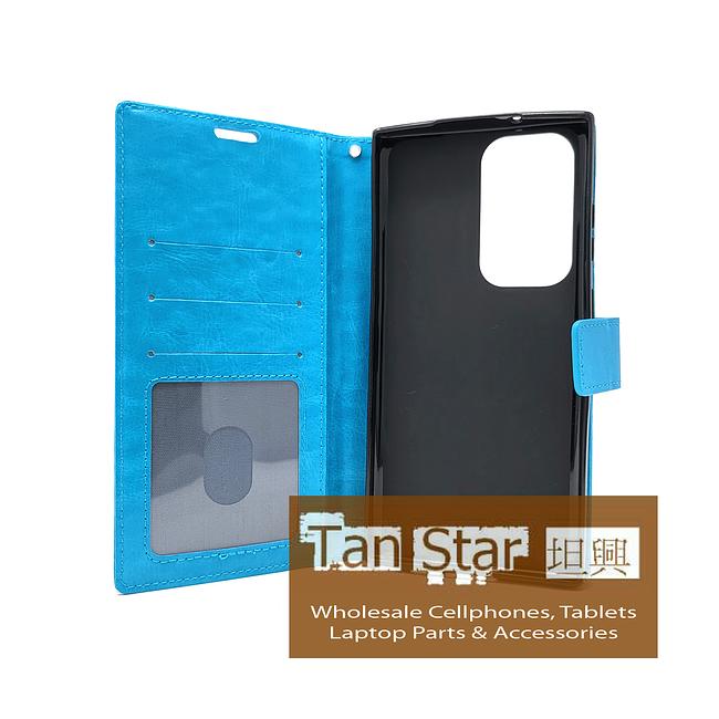 Samsung Galaxy S24 Ultra - Book Style Wallet Case with Strap