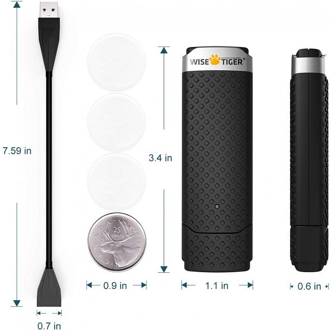 WiFi Adapter with Dongle for PC, AC1300Mbps High Speed 802.11AC Gaming Wireless USB Adapter Long Range