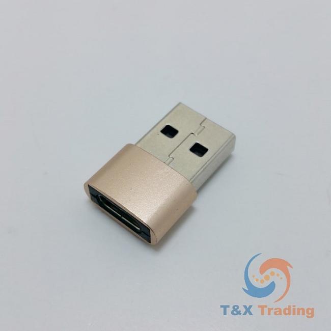 USB Type C Female to USB Male OTG Adapter