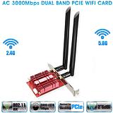 WiFi 6 Card AX 3000Mbps PCIe Network Card AX200 802.11AX 2.4Ghz/5.8Ghz with Bluetooth 5.1 & Heat Sink Wireless PCI Express Wi-Fi Adapters Dual Band Antenna for Windows 10 64-bit