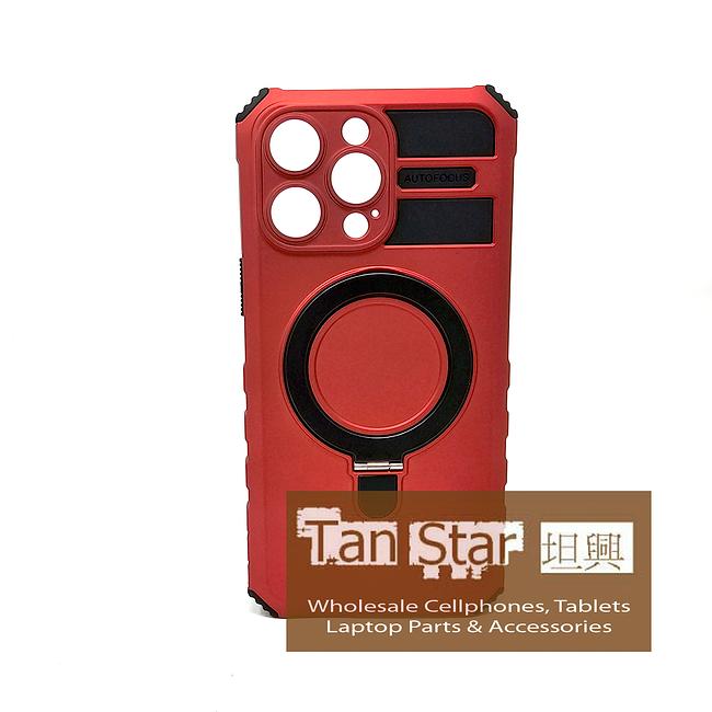 Apple iPhone 14 Pro / 15 Pro - Magsafe KICKSTAND Charging Reinforced Corners Case with Wireless Charging