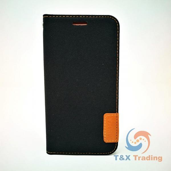 Samsung Galaxy S9 - TanStar Fabric Wallet Case with Magnetic Closure