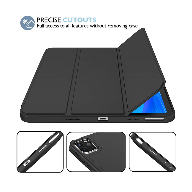 Apple iPad Pro 11" / iPad Air 4 / iPad Air 5 / iPad Air 11" M2 (2024) - Trifold Cover Case with Auto Wake Sleep