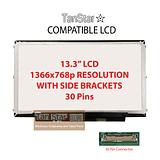 13.3" Laptop LCD Screen 1366x768p 30 Pin with Side Brackets [TSTPC13.3-01]