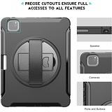 Apple iPad Pro 11" 1st / 2nd Gen / 3rd Gen / 4th Gen - Heavy Duty Shockproof Rotatable Case with Kickstand