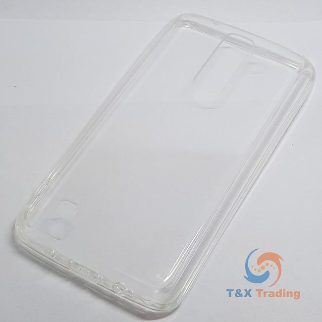 LG K7 - Silicone Phone Case With Dust Plug
