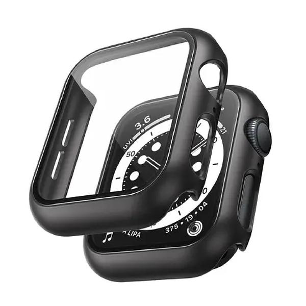 Apple iWatch Series 10 42mm - Silicone Case WITH TEMPERED GLASS