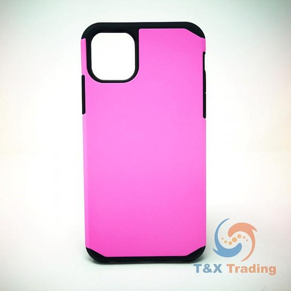 Apple iPhone 11 Pro - Silicone With Hard Back Cover Case