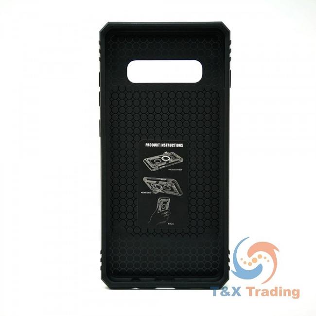 Samsung Galaxy S10e - Transformer Magnet Enabled Case with Ring Kickstand