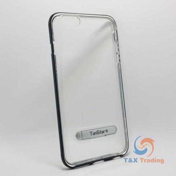 Apple iPhone 6 / 6S - TanStar Aluminum Bumper Frame Case with Kickstand