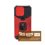 Apple iPhone 14 Pro Max - Secure Card Holder Magnet Enabled Case with Ring Kickstand