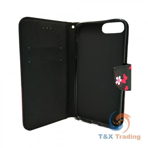 Apple iPhone 6+ / 6S+ / 7+ / 8 Plus - Book Style Wallet Case with Design