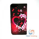 Apple iPhone 6+ / 6S+ / 7+ / 8 Plus - Book Style Wallet Case with Design