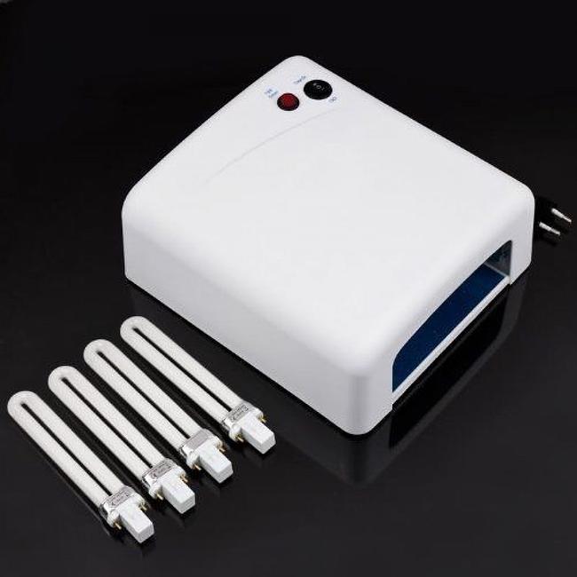 UV Curing Lamp 4 Bulbs with Sliding Tray for UV Tempered Glass and Glue