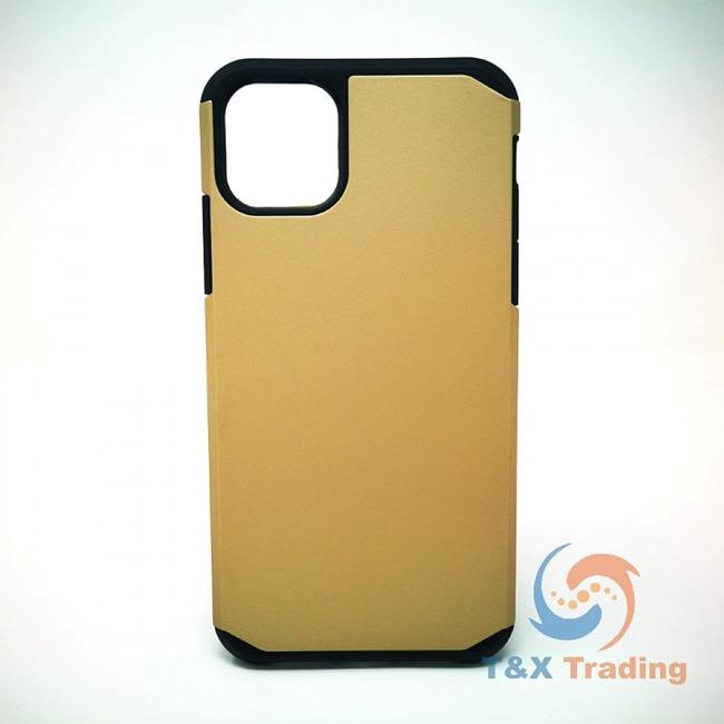 Apple iPhone 11 Pro Max - Silicone With Hard Back Cover Case