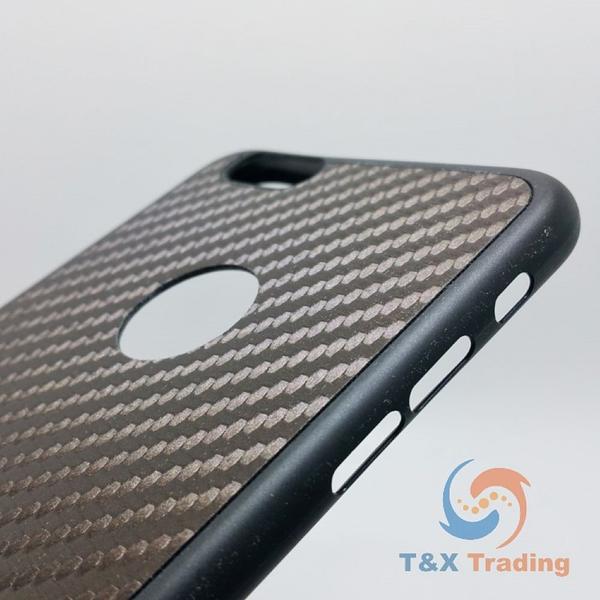 Apple iPhone 6 Plus / 6S Plus - WUW Carbon Fiber Silicone Hard Case