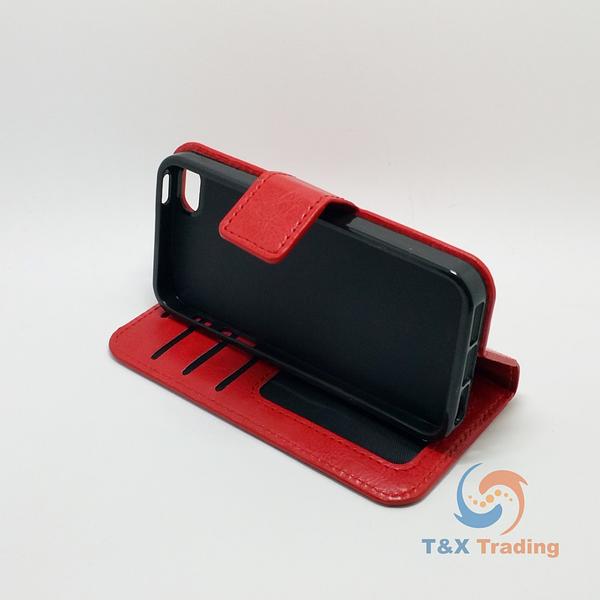 Apple iPhone 5C - Book Style Wallet Case with Strap