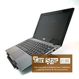 Motebook Laptop Stand Aluminium Alloy Adjustable , Tablet Holder Multi-Angle Stand Heat Release and Foldable