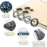 Apple iPhone 14 Pro / 14 Pro Max - Slim Eye Back Camera Tempered Glass Screen Protector (Mixed Colors)