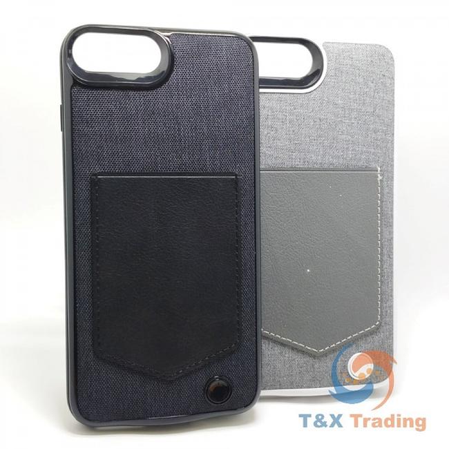 Apple iPhone 6 Plus / 6S Plus / 7 Plus / 8 Plus - WUW Backup Power Bank Case with Credit Card Holder
