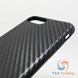 Apple iPhone 6 Plus / 6S Plus / 7 Plus / 8 Plus - WUW Black Carbon Fiber Case