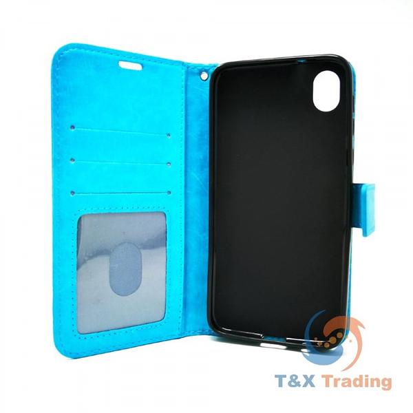 Motorola Moto E6 - Book Style Wallet Case With Strap