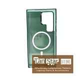 Samsung Galaxy S24 FE- MAGNETO Chrome Edge Magnet Ring Silicone Case