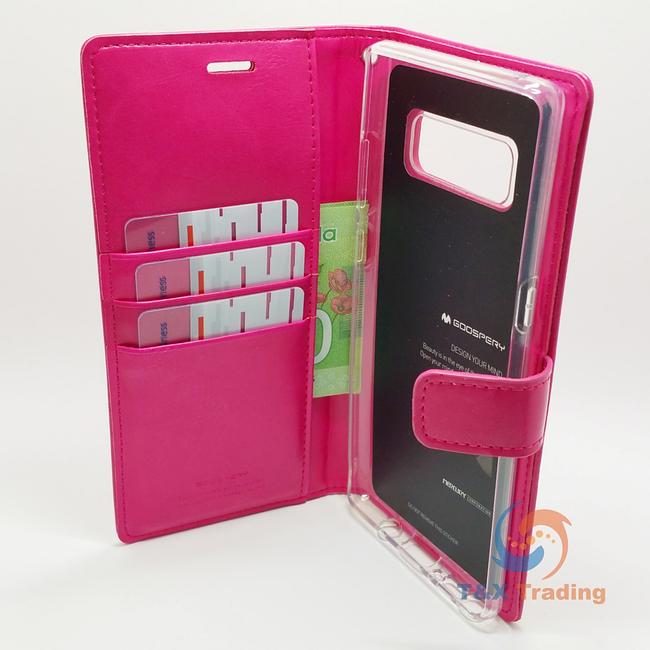 Samsung Galaxy Note 8 - Goospery Blue Moon Diary Case