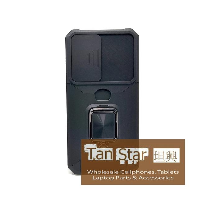 Samsung Galaxy A55 5G - Secure Card Holder Magnet Enabled Case with Ring Kickstand